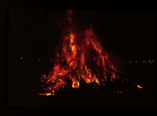 Christmas Tree Bonfire, Bozeman, Montana