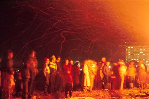 Christmas Tree Bonfire, Bozeman, Montana