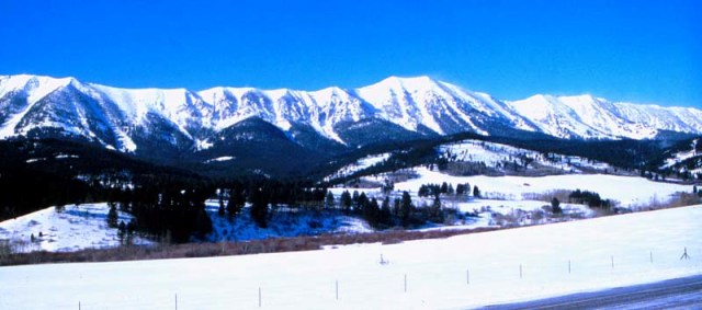 The Bridger Ranges, Bozeman, Montana