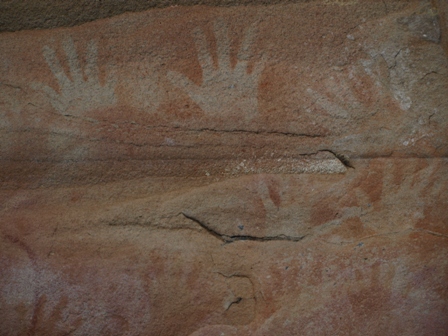 Red Hands Cave