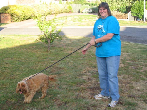 Just-a-walking the dog