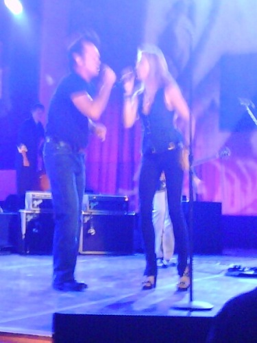 Sheryl Crow and John Mellencamp