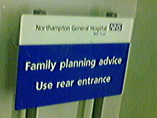 Funny Sign - Family Planning