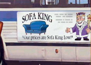 Funny Sign - Sofa King